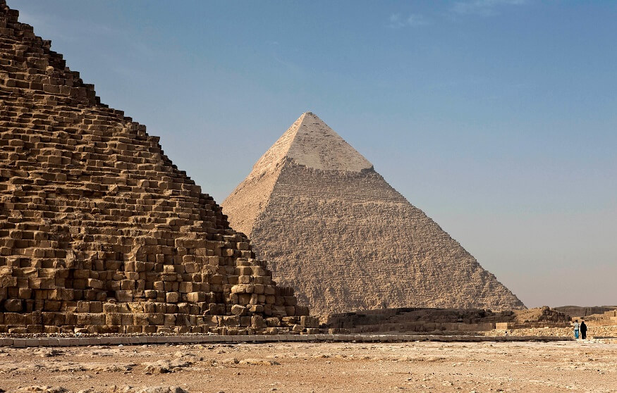 Where are pyramids located
