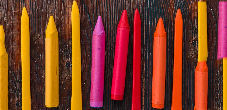 wax crayons vs oil pastels