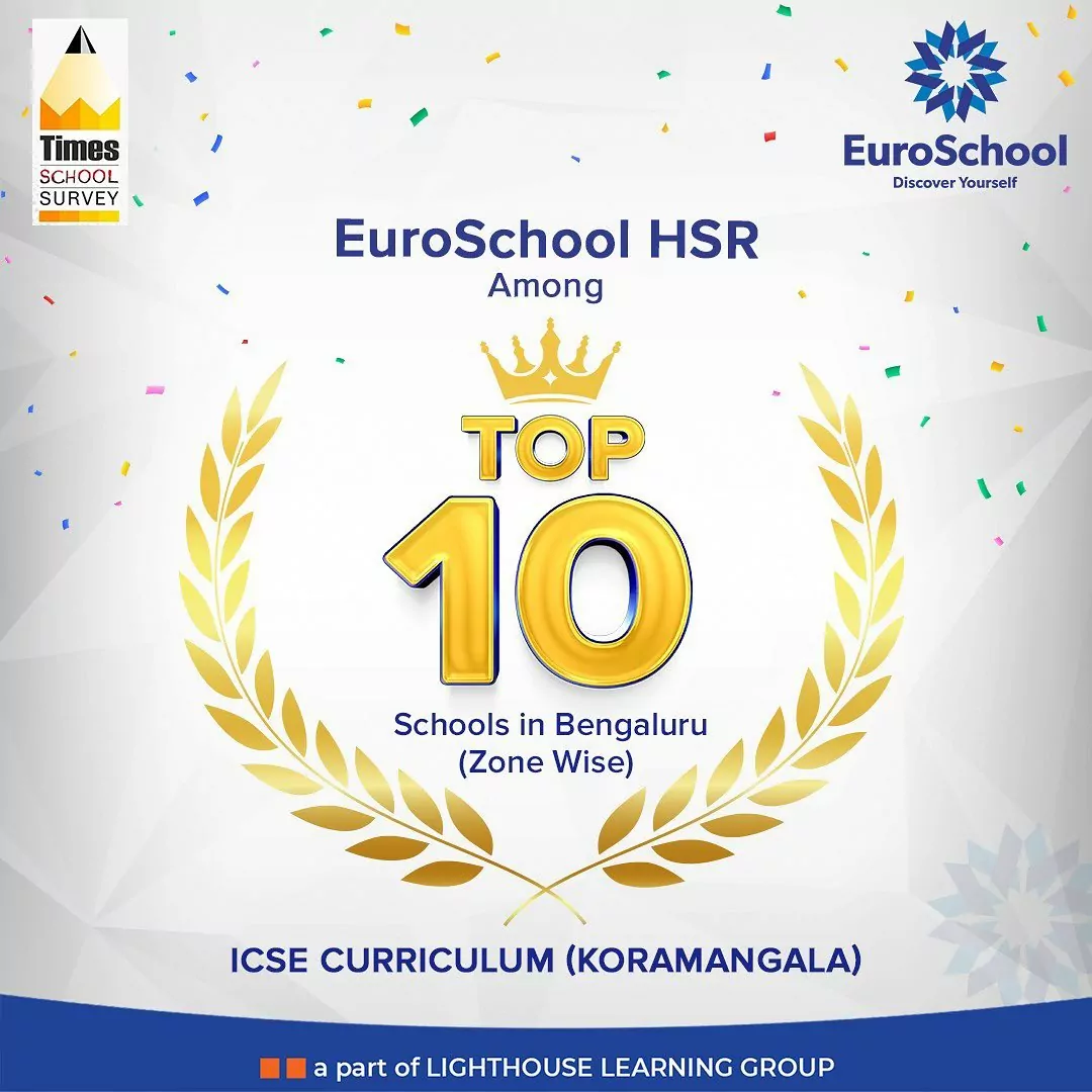 Among Top 10 Schools Zonewise - ICSE Curriculum, Kormangala Plus - Times School Survey 2023
